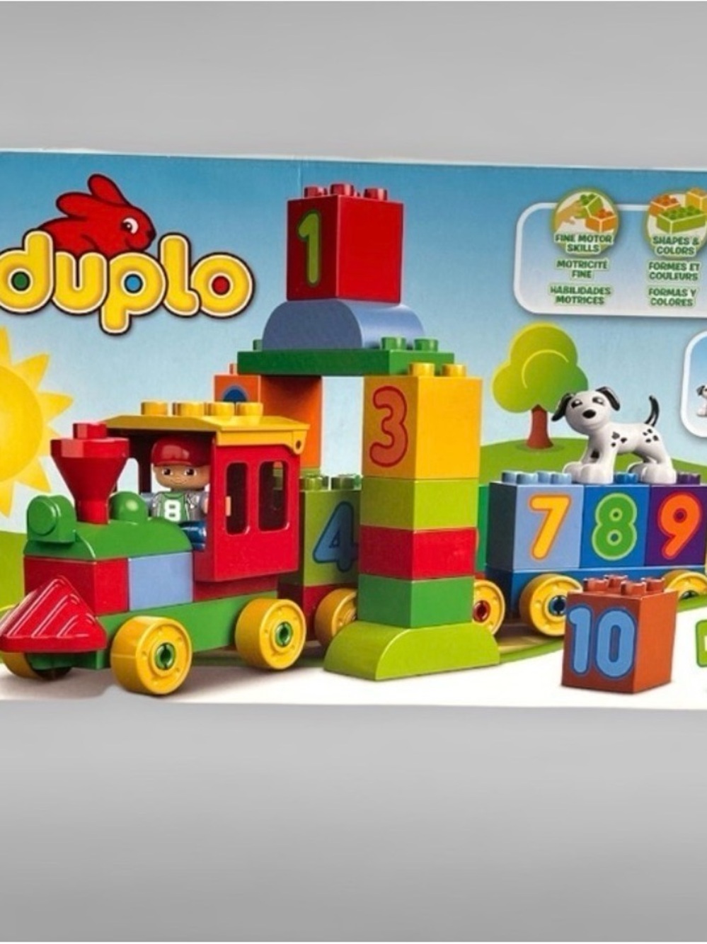 Это LEGO DUPLO 10558 Number Train. No box